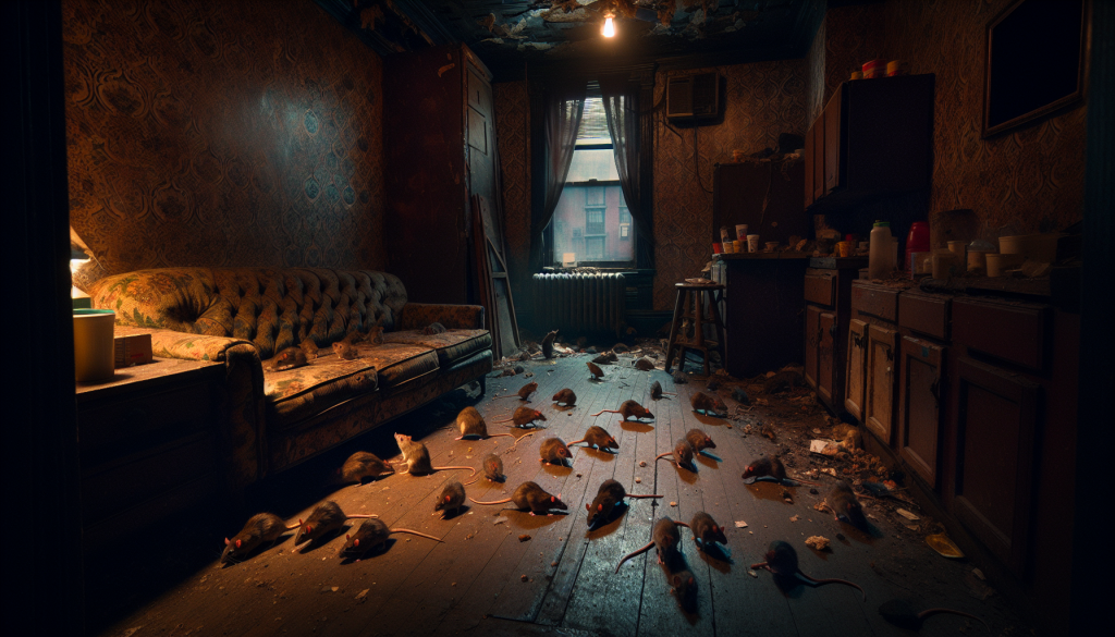 Rat infestation in New York City apartment